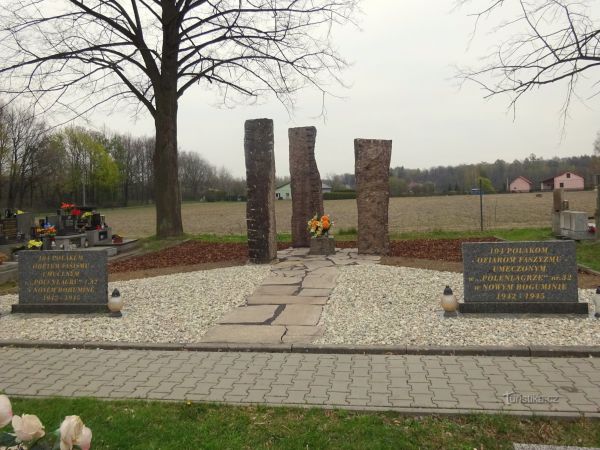 Bohumín - Skřečoň, pomník 104 Polákům