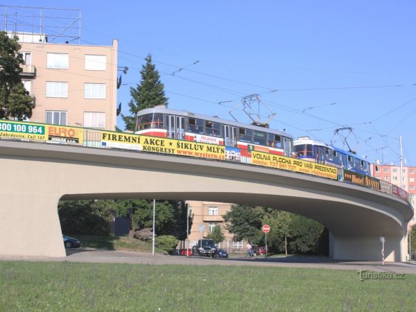 Brno-Pisárky - tramvajový most