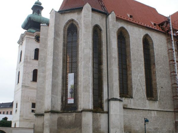 České Budějovice - Nástěnné malby v kostele Obětování Panny Marie
