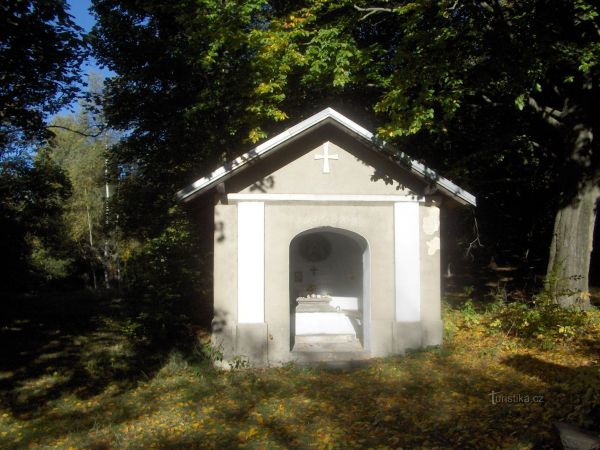 Chlumecká lesní kaple.