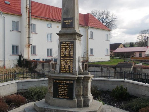 Choryně - Pomník 1. a 2. svetovej vojny