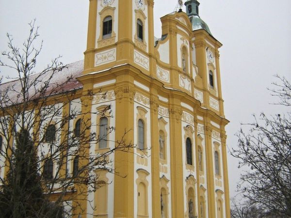 Dub nad Moravou - poutní kostel Očišťování Panny Marie - tip na výlet
