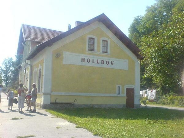 Holubov - železniční stanice - tip na výlet