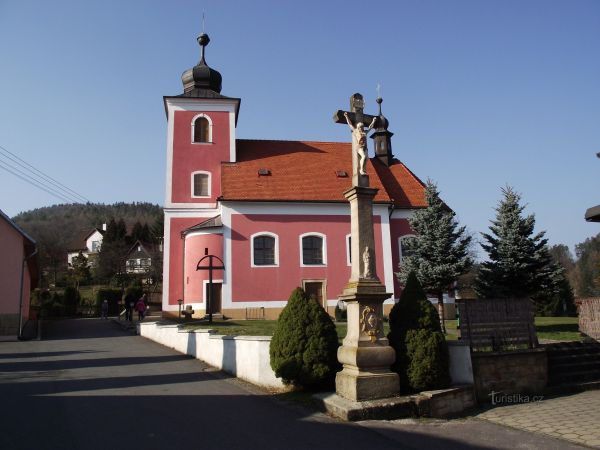 Horní Lhota (okr. ZL) – kostel sv. Diviše