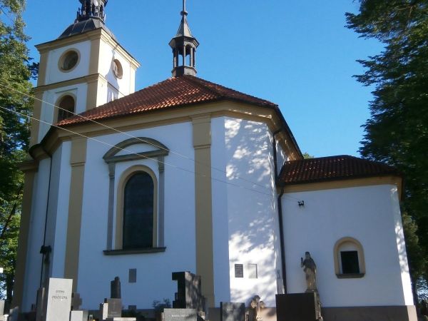 Hřbitovní kostel Božího Těla v Třebechovicích pod Orebem