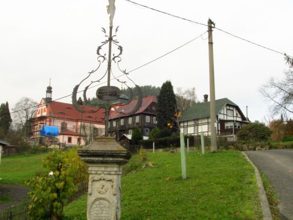 Jetřichovice - kostel svatého Jana Nepomuckého - tip na výlet