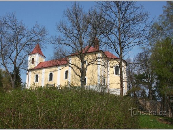 Kostel Navštívení Panny Marie v Sopotech - tip na výlet