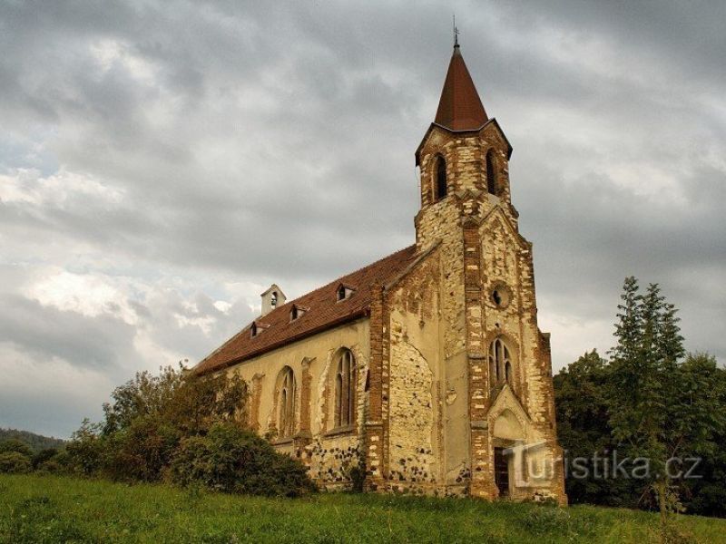 Kostel sv. Augustina  Lužice - tip na výlet