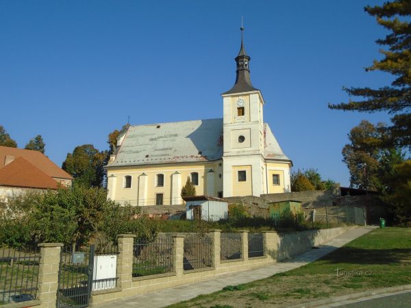 Kostel sv. Jana Křtitele v Holohlavech