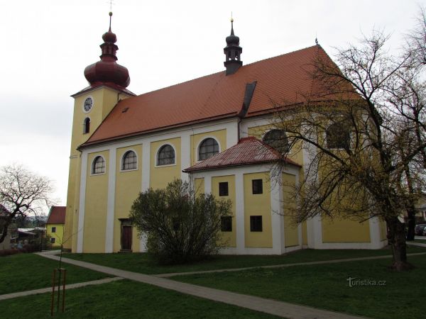 Kostel sv.Jana Křtitele v Morkovicích - tip na výlet