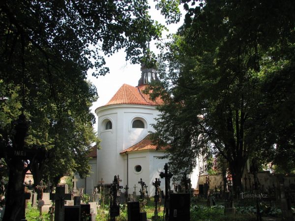 Kostel sv. Michala a hřbitov v Bechyni - tip na výlet