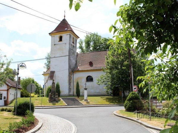 Kostel sv. Prokopa v Běhařově.