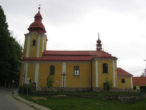 Krasonice - Kostel sv. Vavřince - tip na výlet