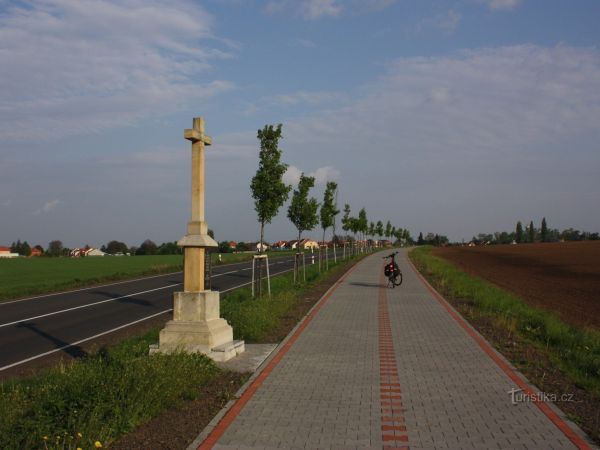 Kříž uprostřed Moravy
