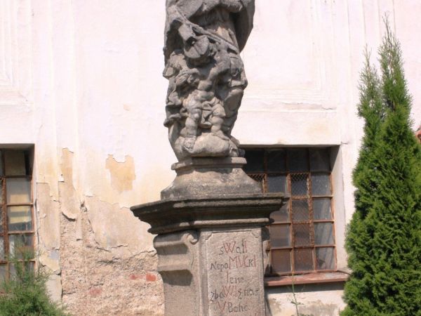 Ledeč nad Sázavou - socha sv. Jana Nepomuckého - tip na výlet