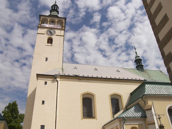 Lipník nad Bečvou - kostel sv. Jakuba Většího - tip na výlet