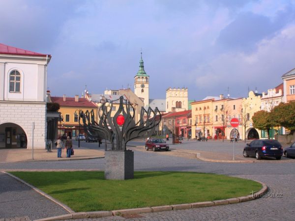 Lipník nad Bečvou - náměstí T. G. Masaryka