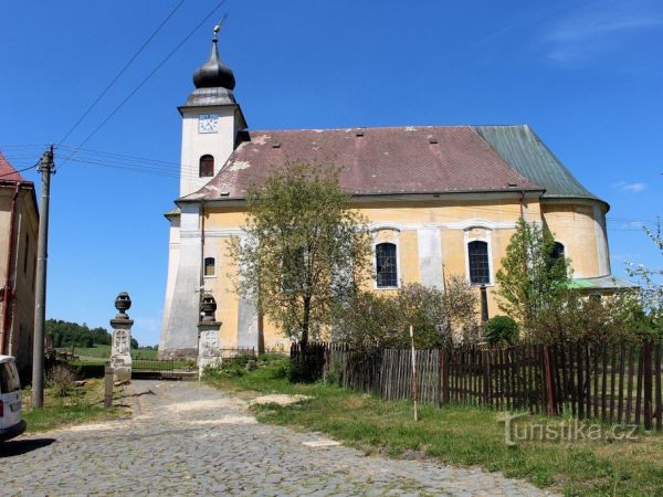 Lobendava, kostel Navštívení Panny Marie.