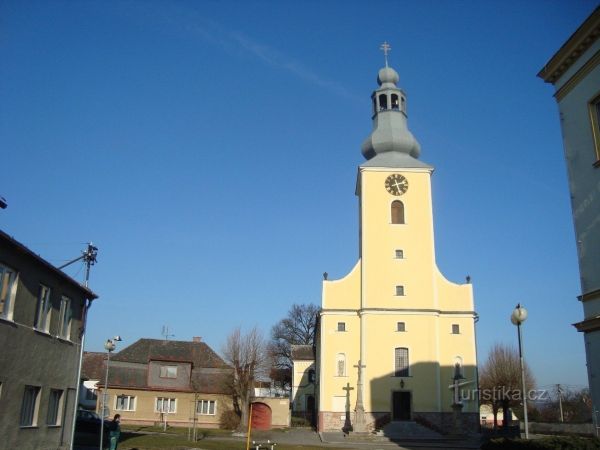 Loštice-kostel sv. Prokopa
