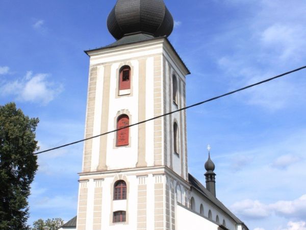 Měřín - kostel sv. Jana Křtitele - tip na výlet