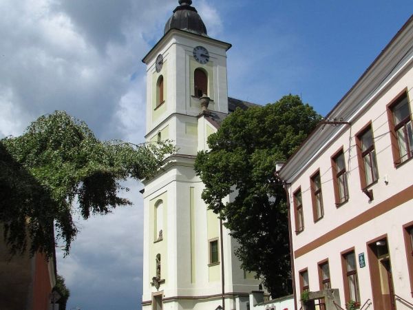 Městečko Trnávka - kostel sv.Jakuba staršího