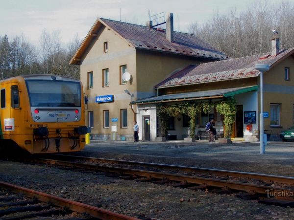 Mutějovice - železniční stanice - tip na výlet
