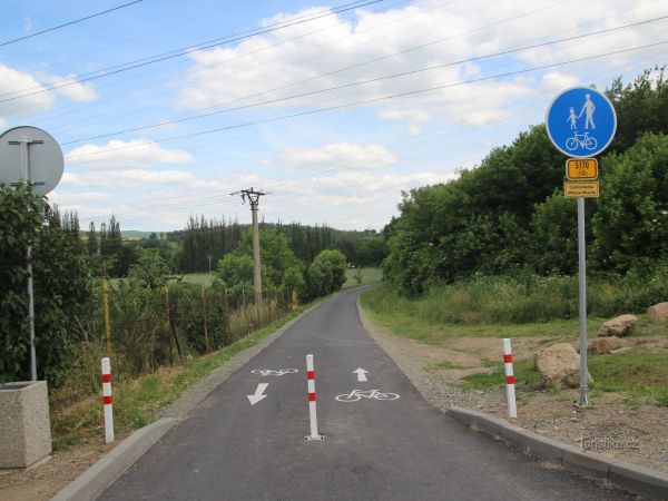 Nová cyklostezka z Oslavan do Ivančic