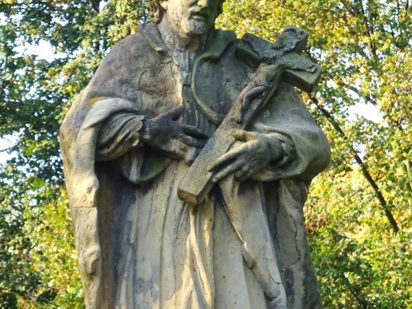 Odry - barokní sochy sv. Jana Nepomuckého a Františka z Assisi - tip na výlet