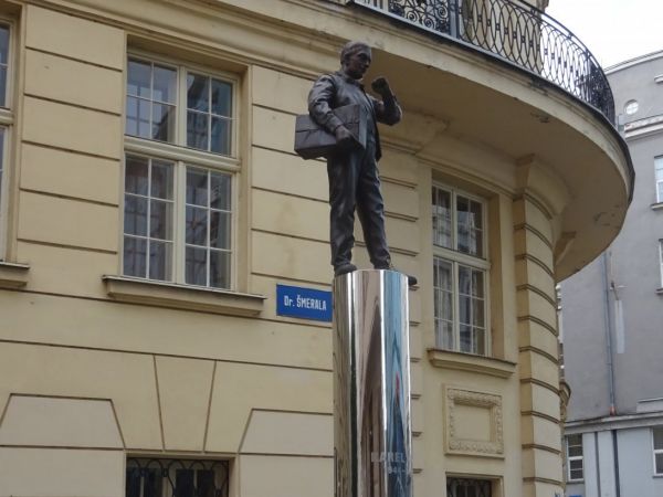 Ostrava - socha Karla Kryla