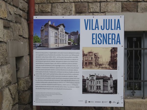 Ostrava - vila Julia Eisnera - tip na výlet
