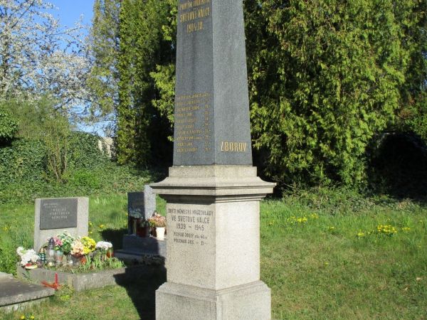Pomník padlým v 1. světové válce v Jezbinách