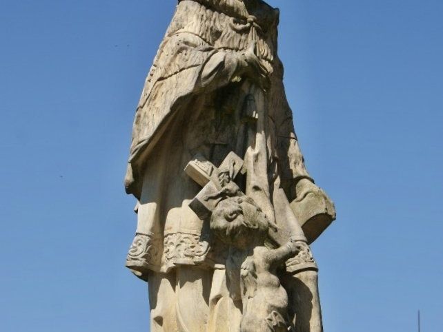 Postřelmov – socha sv. Jana Nepomuckého