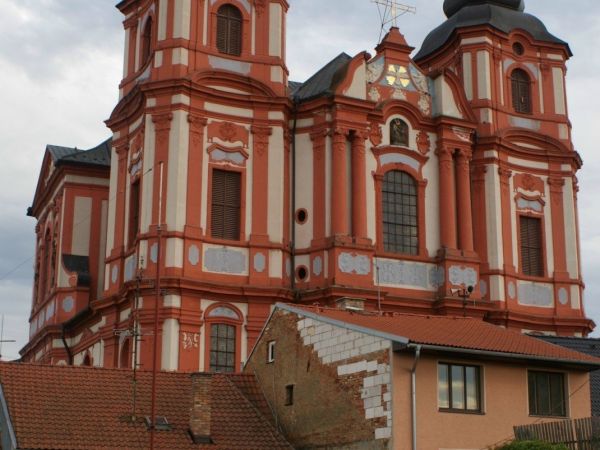 Přeštice - barokní kostel Nanebevzetí Panny Marie