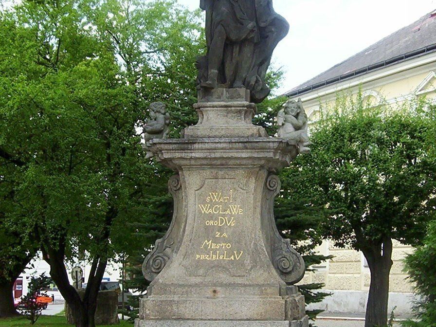 Přibyslav-socha sv. Václava