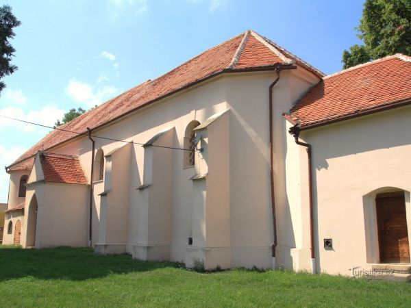 Přítluky - kostel sv. Markéty - tip na výlet