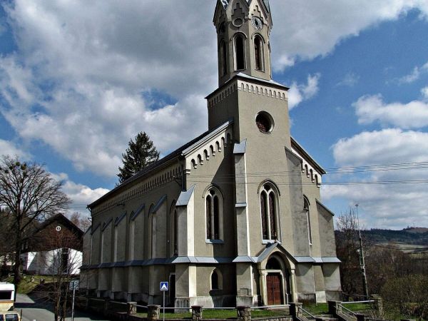 Pržno - chrám Českobratrské církve evangelické - tip na výlet