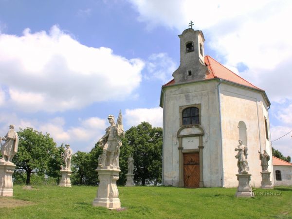 Rešice - kaple sv. Jana Nepomuckého