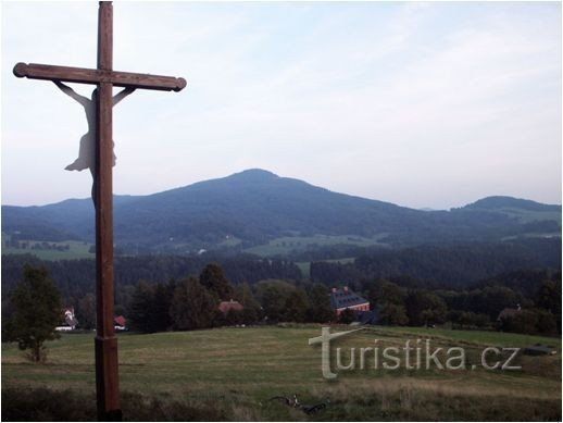 Rynartice - kříž Krista - tip na výlet