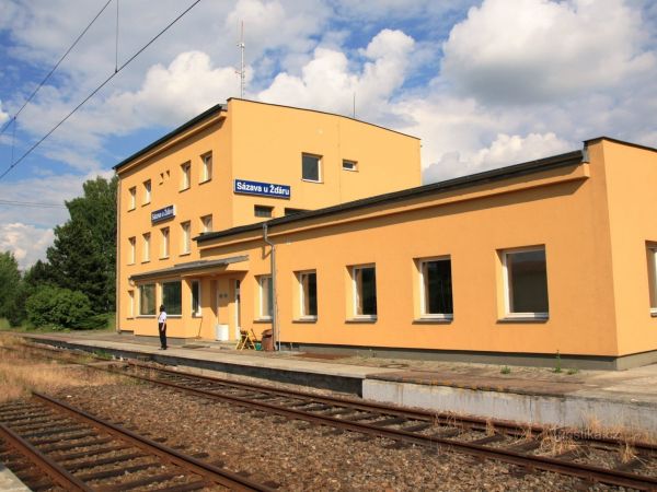 Sázava u Žďáru - železniční stanice - tip na výlet
