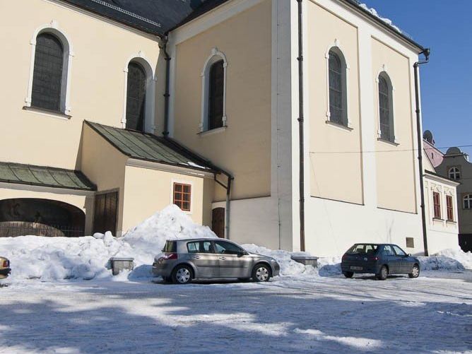 Šumperk – kostel sv. Jana Křtitele a fresková výzdoba