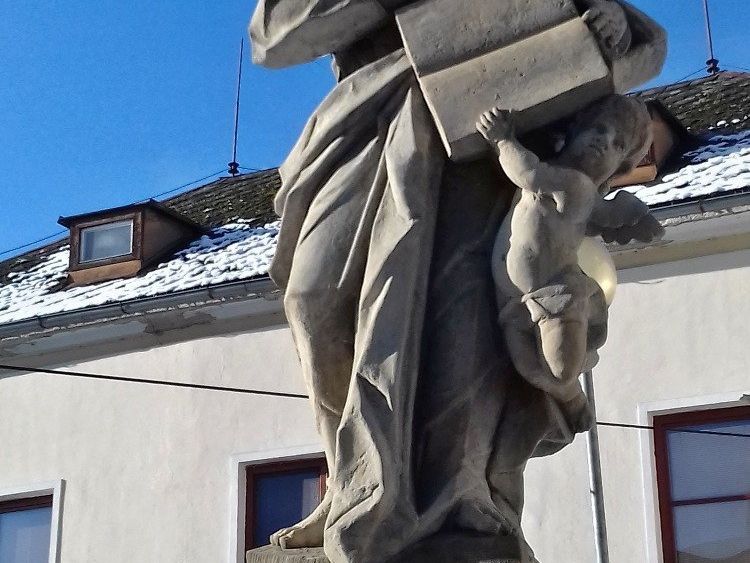Šumperk – socha sv. Matouše