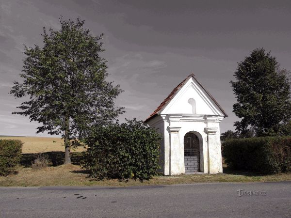 Tečovice - barokní kaplička sv.Rodiny