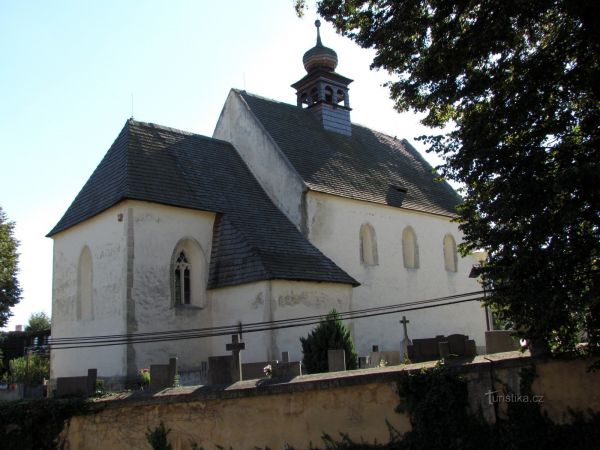Tečovice - kostel sv.Jakuba Většího