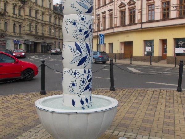 Teplice - Porcelánová fontána - tip na výlet