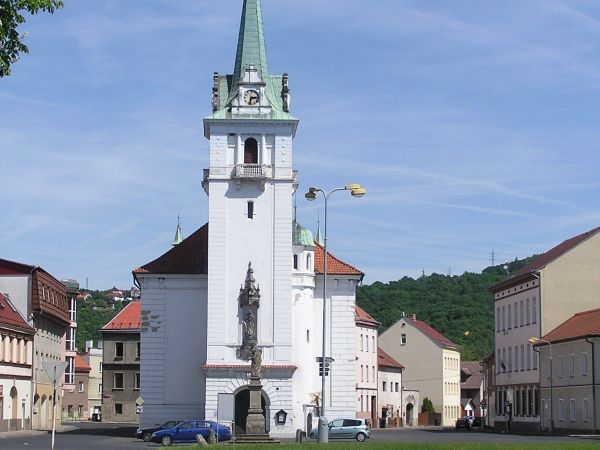 Trmice - kostel Nanebevzetí Panny Marie