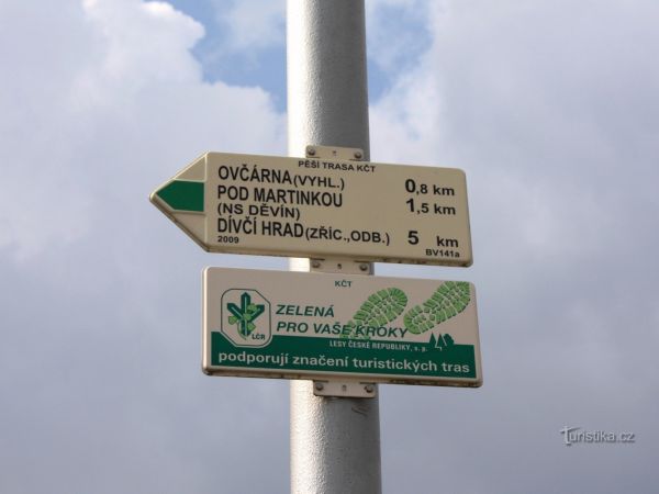 Turistické rozcestí Horní Věstonice