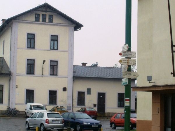 turistické rozcestí Jaroměř - žst., nádraží