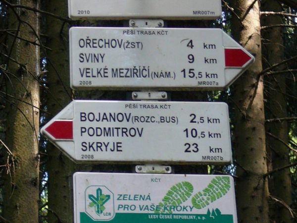 Turistické rozcestí Svatá hora u Křižanova