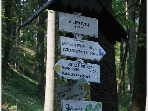 Turistický rozcestník V Lipovci