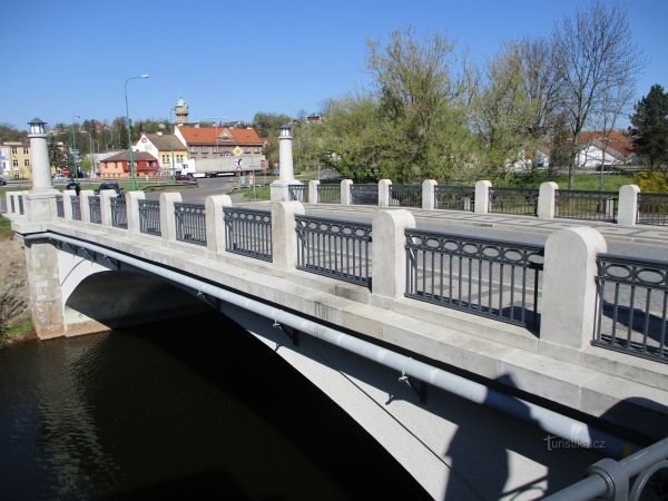 Tyršův most v Jaroměři - tip na výlet